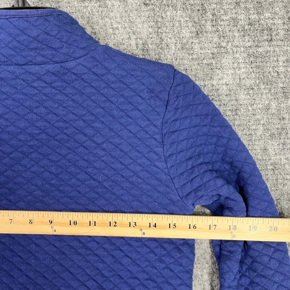 J.Crew Reversible Quilted Pullover S Outdoor Adventure Preppy Cabin‎ Core Preppy